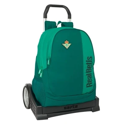 Afbeelding van Schoolrugzak met Wielen Real Betis Balompié Groen 32 x 43 14 cm