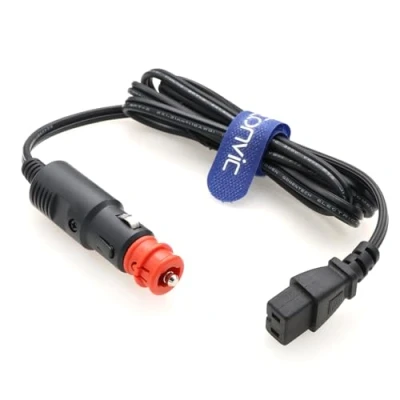 Afbeelding van Eonvic Voedingskabel voor autokoelkast, 12 V/24 V, met sigarettenaanstekerstekker Dometic, Alpicool, Waeco CF, ARB, Setpower, ICECO, Mobicool FR40 (S 1,5 m)