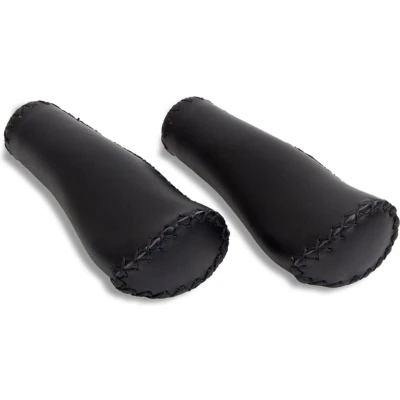 Afbeelding van Selle Orient lederen handvatten set zwart 130 mm