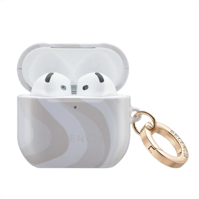 Afbeelding van Selencia Vivid Case Hoesje geschikt voor AirPods 4 Desert Waves Beige
