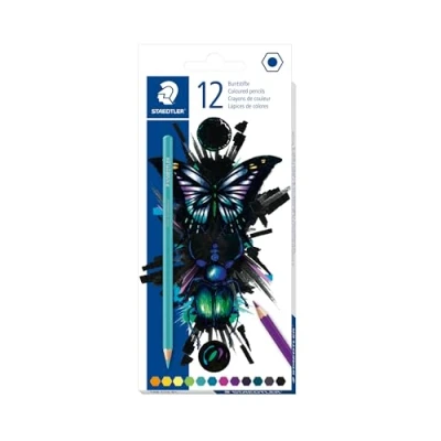 Afbeelding van Staedtler Kleurpotloden kartonnen etui Cool &amp; Cute 12 st 146 C12 E1 (02 24)