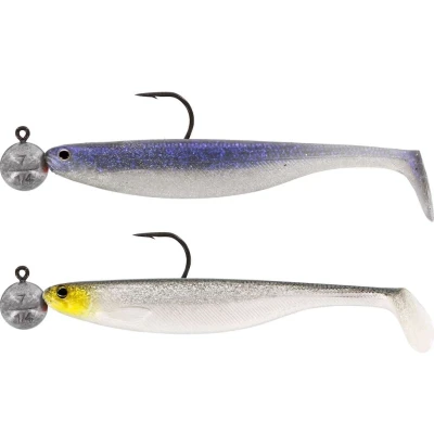 Afbeelding van Westin Shadteez Slim 12cm R n 10g Haak 6/0 (2 pcs) Kleur : Clear Water Mix 2