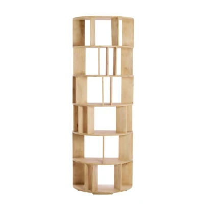 Afbeelding van Light&amp;living Wandkast open 76x37x212 cm LIMPYA mat naturel
