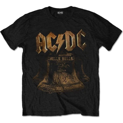 Afbeelding van AC/DC Brass Bells Heren T shirt M Zwart