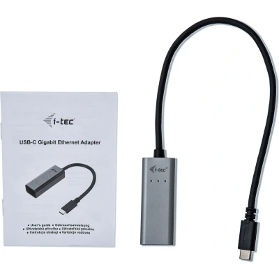 Afbeelding van i Tec USB C Metal Gigabit Ethernet Adapter C31METALGLAN