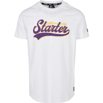 Afbeelding van Starter Tshirt print, Heren, Maat: Medium, White