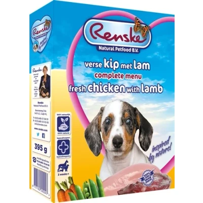 Afbeelding van Renske Vers Vlees Puppy 395 GR (10 stuks)