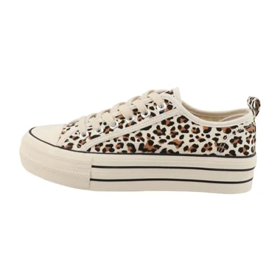 Afbeelding van TOM Tailor Sneakers laag, Dames, Maat: 39, Off white Textiel