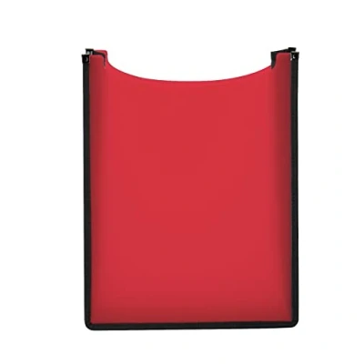 Afbeelding van HERMA 19550 Flexibele aktetas DIN A4 (35 x 26 7 cm, van transparante polypropyleenfolie, opening boven) voor schriften en mappen in schooltas rugzak, rood