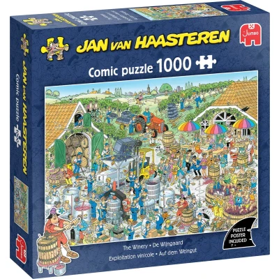 Afbeelding van Jan Van Haasteren Puzzel De Wijnmakerij 1000 stukjes