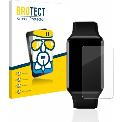 Afbeelding van BROTECT Screenprotector voor Oppo Watch Free Folie Beschermfolie Beschermglas transparant