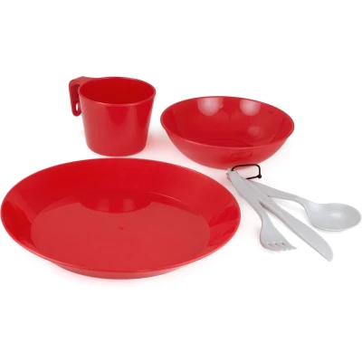 Afbeelding van Cascandian 1 persoon tafel set rood
