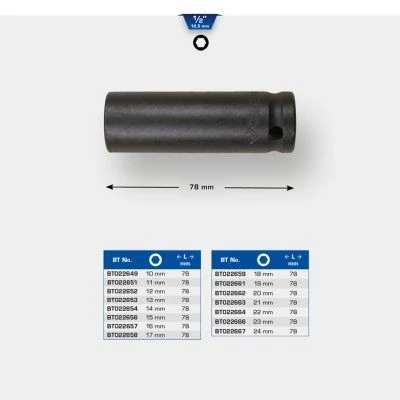Afbeelding van Brilliant Tools, Dopsleutel + dopmoer, BT022666 (23 mm)