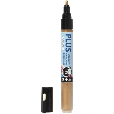 Afbeelding van Plus color marker acrylverf 1 2 mm goud