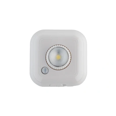 Afbeelding van LED Kastlamp 0.5W op Batterijen, Sensor, Wit, Kantelbaar, Dimbaar