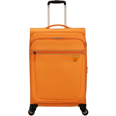 Afbeelding van American Tourister Reiskoffer Aerospin SpinnerM uitbreidbaar Radiant Orange 2,5 kg