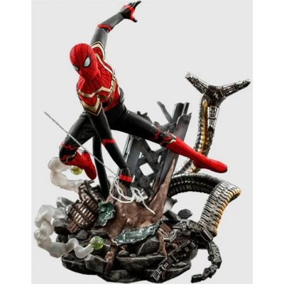 Afbeelding van Hot Toys Spider Man Integrated Suit 1:6 Scale Deluxe Figure No Way Home Figuur