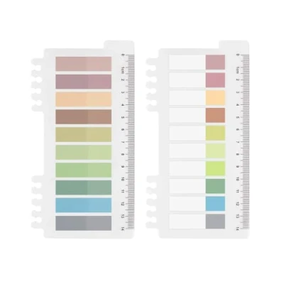 Afbeelding van Ordinate 200 stuks plakstrips: zelfklevende markers, tekststrips, plaknotities, kleine vlaggen, notities, tabs en beschrijfbare etiketten (H 400 helder 2