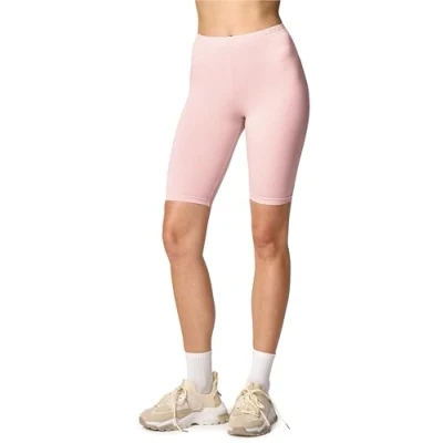 Afbeelding van Merry Style MS MS10 145 LE Dames Leggings Sport Vrijetijdsbroek Kort Viscose Sporbroek Yogabroek Poederroze L