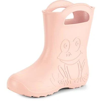 Afbeelding van Ladeheid LA CA FrogWomen Dames Regenlaarzen Rubber Laarzen EVA Kikker Poederroze 36/37