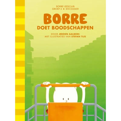Afbeelding van De Gestreepte Boekjes Borre doet boodschappen