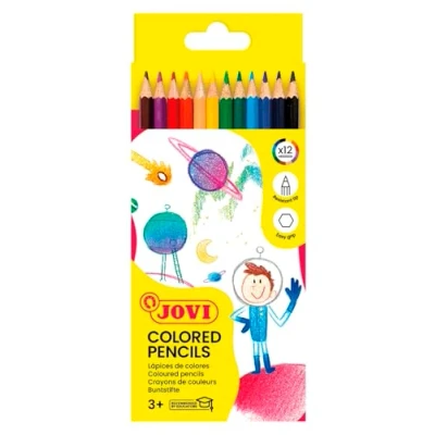 Image de Étui 12 crayons couleurs Jovi