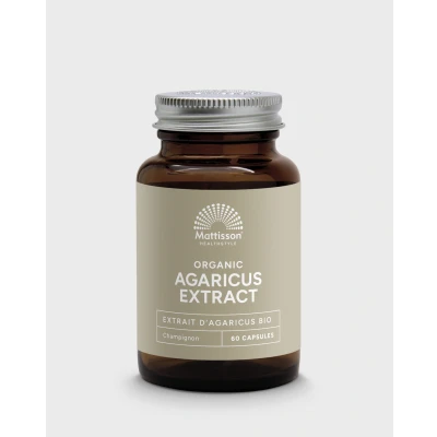 Afbeelding van Mattisson Biologische Agaricus 400mg 60 capsules