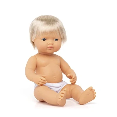 Afbeelding van MINILAND Pop Europese Jongen 38cm.