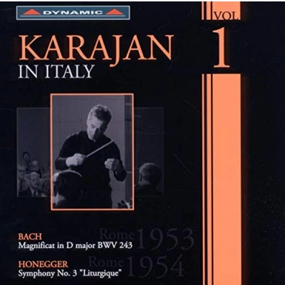 Afbeelding van Orchestra Di Roma Della Rai, Herbert von Karajan J.S. Bach: Magnificat In D Major BWV243 Honegger: Symphony No.3 (CD)