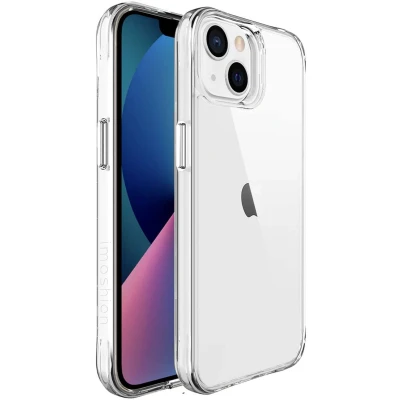 Afbeelding van iMoshion Hoesje Geschikt voor iPhone 13 Mini Stand Backcover Transparant