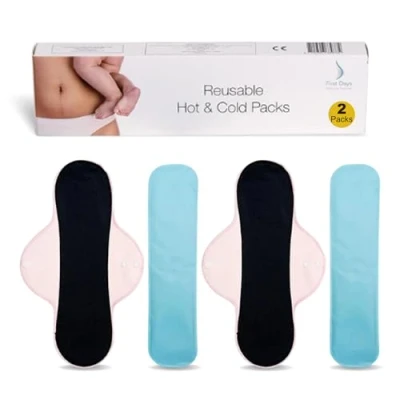 Afbeelding van Perineum kompres hot &amp; cold packs herbruikbaar postpartum 2 stuks First Days Maternity