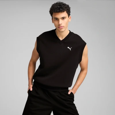 Afbeelding van Puma Wardrobe ESS Relaxed Bodywarmer, Heren, Maat: XL, Black