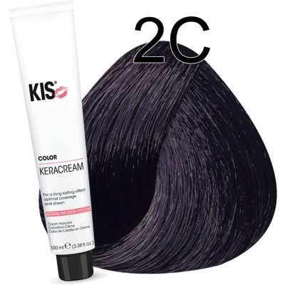 Afbeelding van KIS KeraCream Color 100 ml 2C Donker Cassis