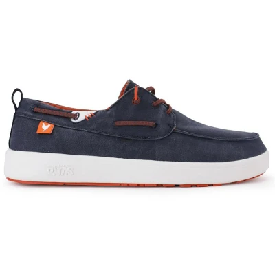 Afbeelding van Walk in Pitas MAUI Bootschoenen, Dames, Maat: 46, Navy blue Katoen