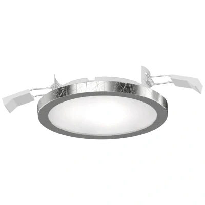 Afbeelding van LightMe LM85665 Aqua LED inbouwlamp 6 W Bladzilver (glanzend)