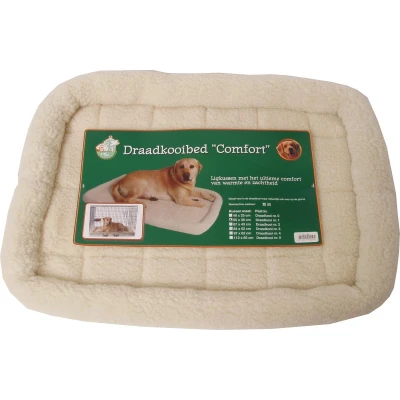 Afbeelding van Merkloos Ligmat Voor Bench / Draadkooi Comfort Ivoor 55X35 CM (52599)