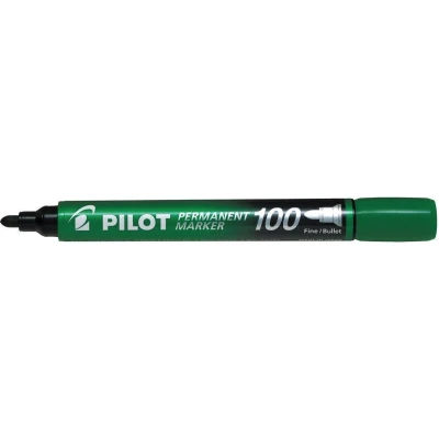 Afbeelding van Pilot Permanent Marker 100 Groen 1 stuks