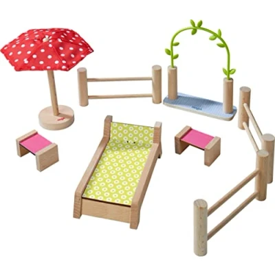 Afbeelding van HABA Little Friends MÖBEL Garten Miniaturen voor kinderen, Maat: One Size, Nocolor
