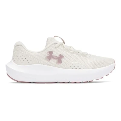 Afbeelding van Under Armour Ua W Charged Surge 4 Sneakers voor dames, Summit Toermalijn Wit Roze Metallic