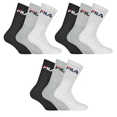 Afbeelding van Fila F9505 Unisex Sokken Crew Tennis Full Terry 3 paar Volwassenen