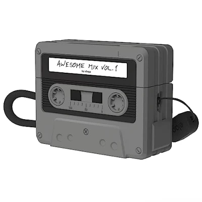 Afbeelding van elago Cassettebeschermhoes compatibel met AirPods Pro 2e generatie, inclusief koord, schokbestendig, volledige bescherming, 2 Case Cover (zwart)