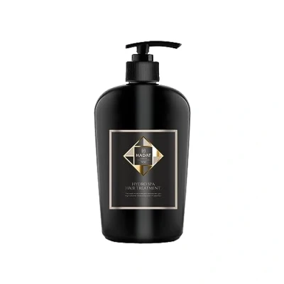Afbeelding van Hydro Spa Hair Treatment professioneel hydraterend haarmasker voor droog en beschadigd haar HADAT Cosmetics 500 ml. Salonbehandeling gekleurd haar. Behoudt kleurintensiteit