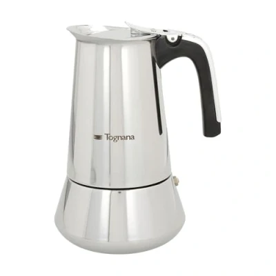 Image de Tognana Riflex Induction Cafetière 10 Tasses Acier Inoxydable Argent