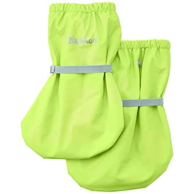 Afbeelding van Playshoes Regenlaarsjes met fleece voering voor kinderen Neon Geel maat S