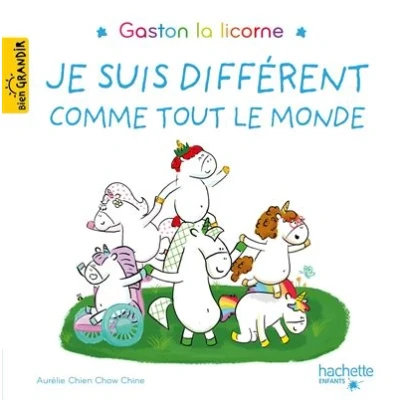 Image de Gaston la licorne Je suis différent comme tout le monde