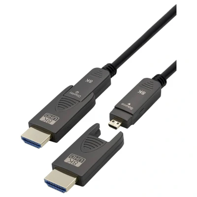 Afbeelding van Maxtrack C504 20ML HDMI kabel Aansluitkabel 20 m Zwart 8K UHD