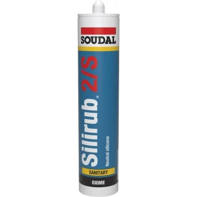 Afbeelding van Soudal Silirub 2S 300ml Grijs