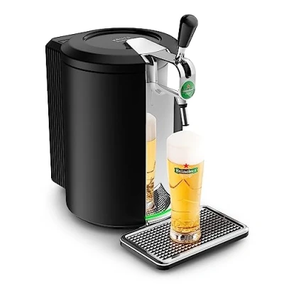 Image de Machine à bière Krups Beertender® Compact VB450E10 70 W Noir et Argent