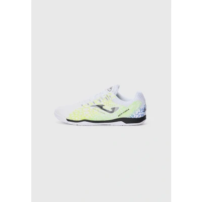 Afbeelding van Joma Maxima Zaalvoetbalschoenen, Heren, Maat: 45, White/yellow/green Schoenen