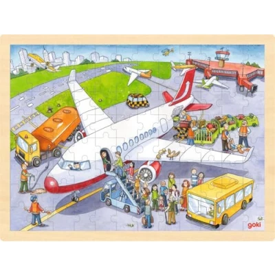 Afbeelding van Goki Frame Puzzel voor kinderen, Maat: One Size, Multi coloured